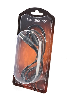 Антенный кабель Pro Legend PL1100 Кабель ТВ вилка - ТВ розетка, антенный, удлинитель, 1.5м BL1